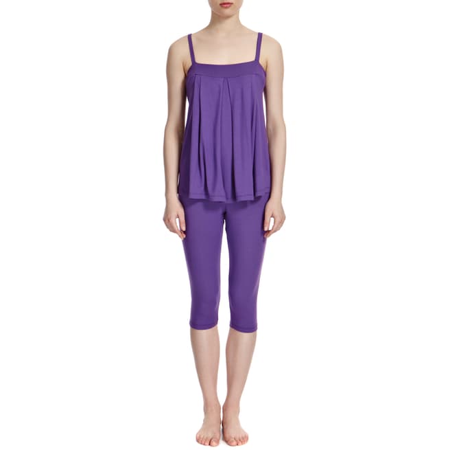 The Pink Powder Room Purple Super Soft Loungewear Set 