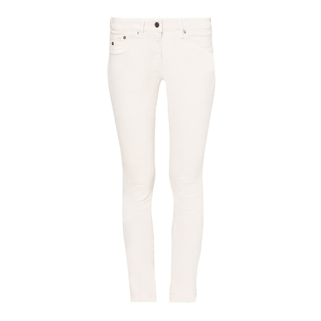 Great Plains White Colour Hold Skinny Stretch Jeans