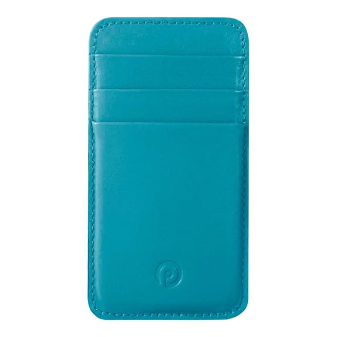 Patrona Teal Leather Heritage Connector Wallet