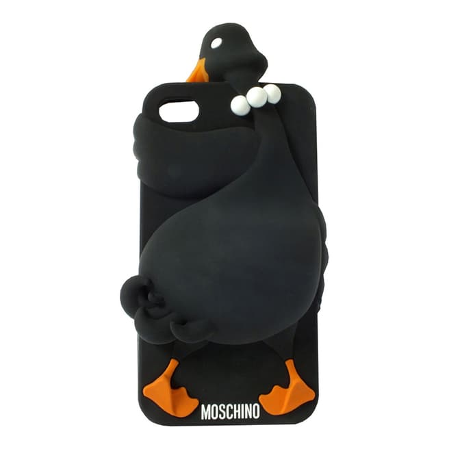 Love Moschino Black Silicone Goose iPhone 4/4S Case