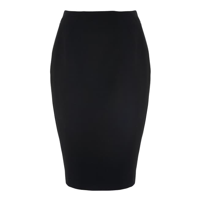 French Connection Black Stretch Pencil Skirt