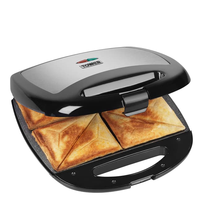 Tower Four Slice Stainless Steel Sandwich Maker