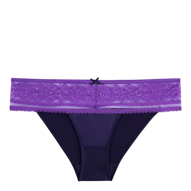 Heidi Klum Intimates Purple Bondi Fantasy Bikini Briefs