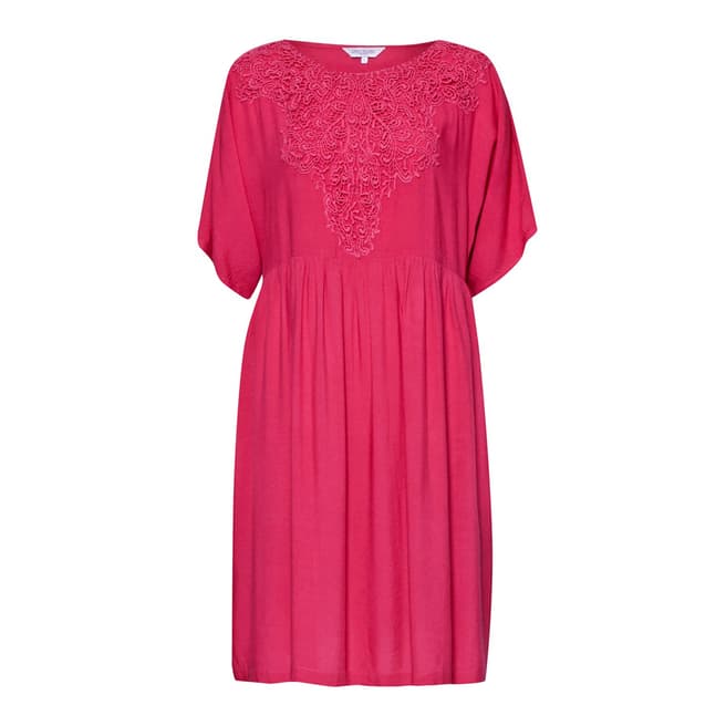 Great Plains Pink Dreamcatcher Lace Tunic Dress