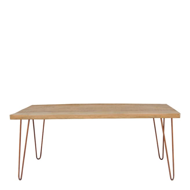 Wallace Sacks Wooden/Iron Dining Table