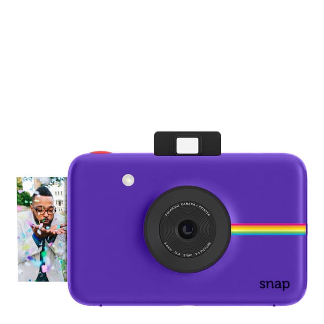 Polaroid Purple Polaroid Snap Camera Bundle with 2 x Polaroid Zink 50 Photo Paper Packs SAVE £21