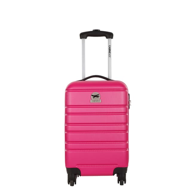 Cabine Size Pink 4 Wheel Halifax Suitcase 45cm