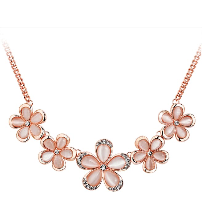 Caromay Rose Gold Daisy Necklace