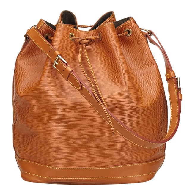 Louis Vuitton Tan Leather Bucket Bag