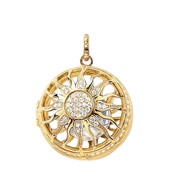 Thomas Sabo 18ct Gold Plated Sun Medallion Pendant