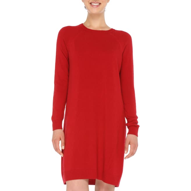 Love Cashmere Red Cashmere Dress