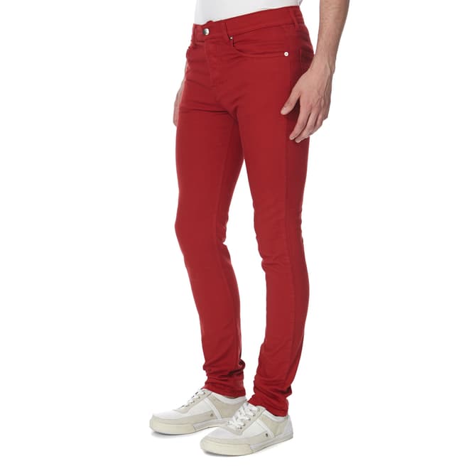 McQ by Alexander McQueen Men's True Red Skinny Leg Jeans