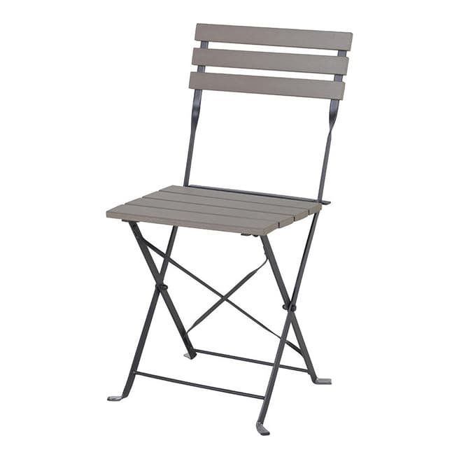 Rose & Mila Grey Folding Dining Chair