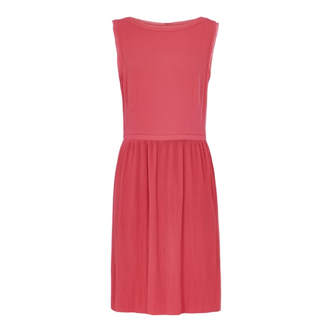 Reiss Pink Pleated Copper Dress