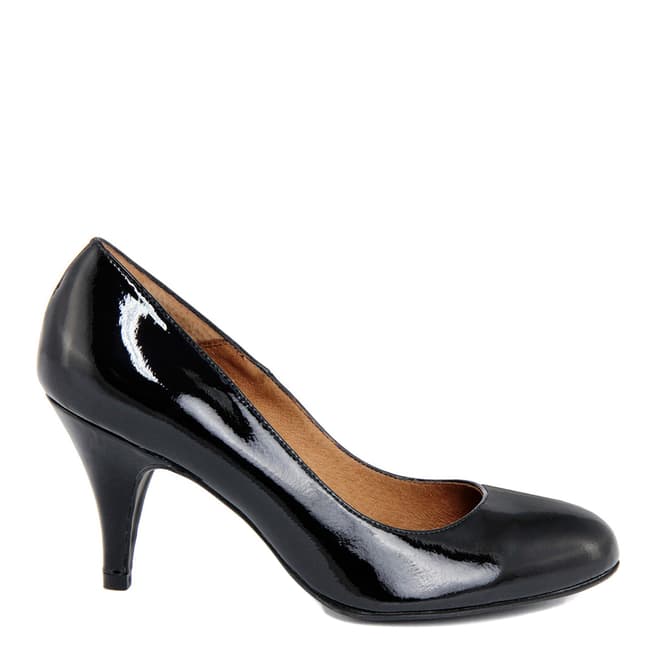 Eye Black Patent Court Mid Heels 