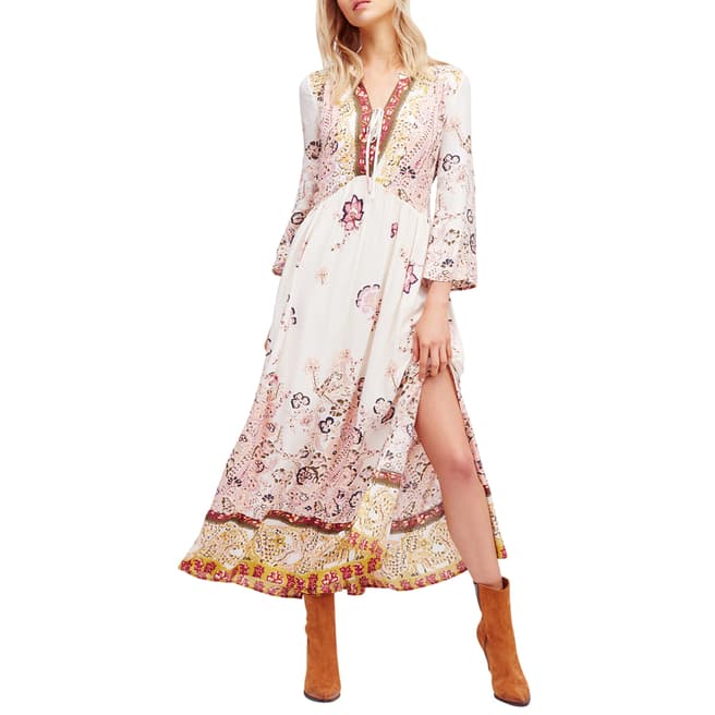 Free People Ivory If You Only Knew Maxi Dress