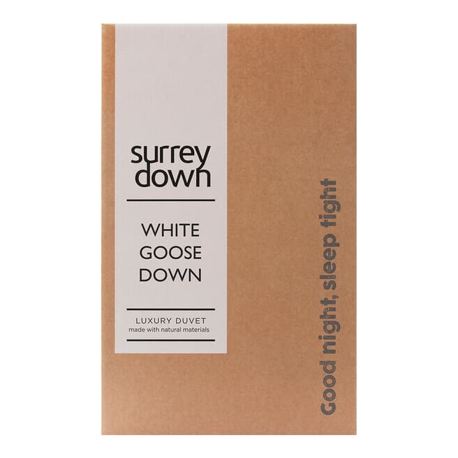 Surrey Down White Goose Down 4.5 Tog King Duvet