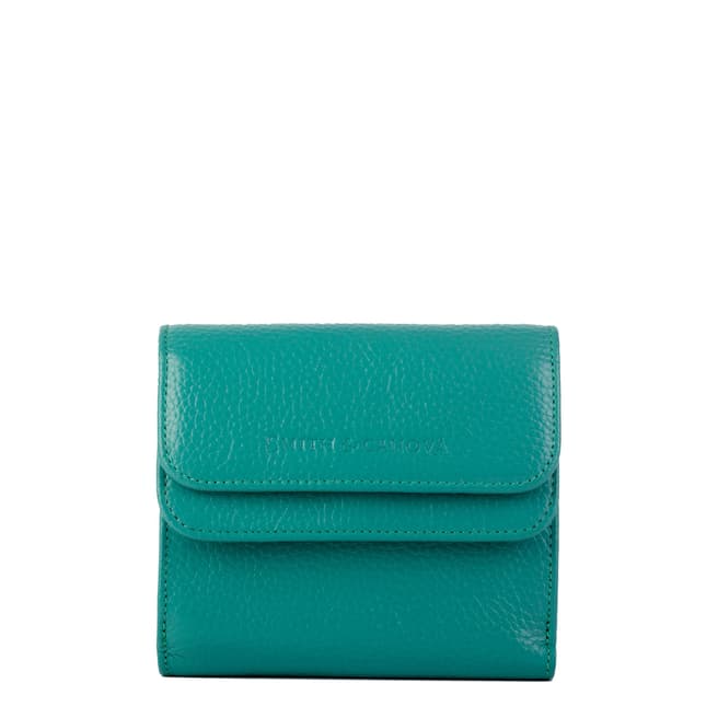 Smith & Canova Turquoise Small Double Fold Card/Coin Purse