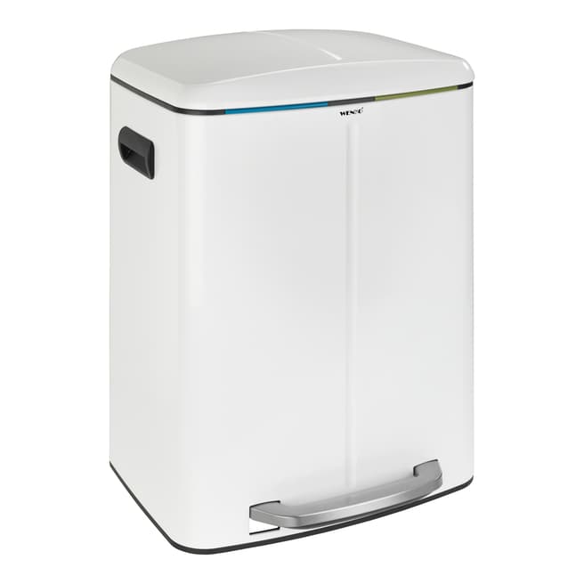 Wenko White Pedal Bin Primo Easy Close