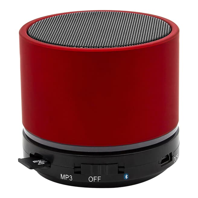 Imperii Electronics Red Bluetooth Speaker with Micro SD Slot