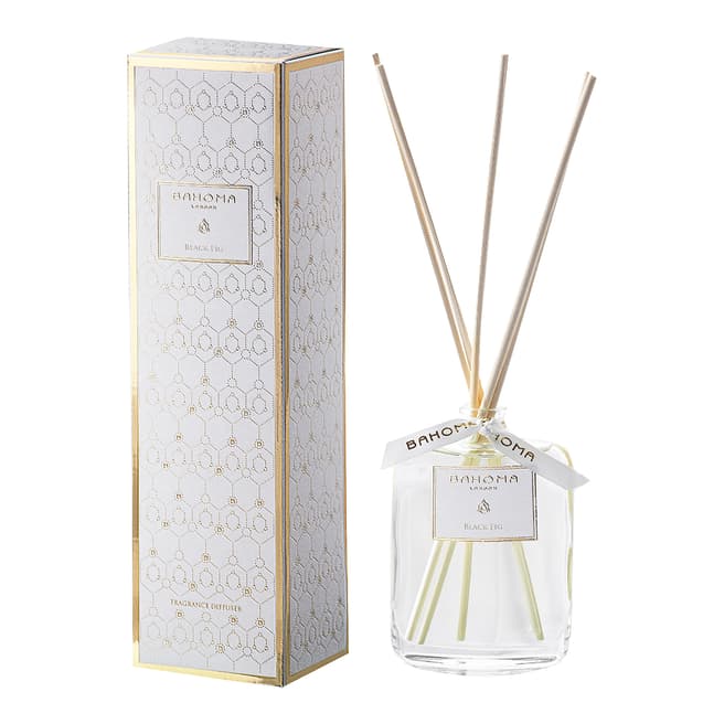 Bahoma White Pearl Collection Black Fig Diffuser 100ml