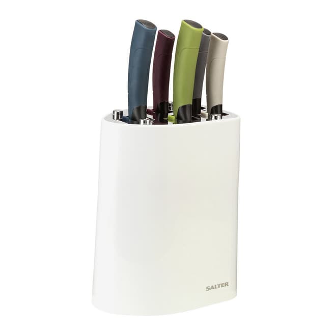 Salter 5 Piece Smart Locking Knife Block Set