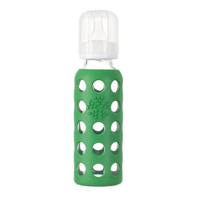 Lifefactory Grass Green Baby Bottle, 250ml