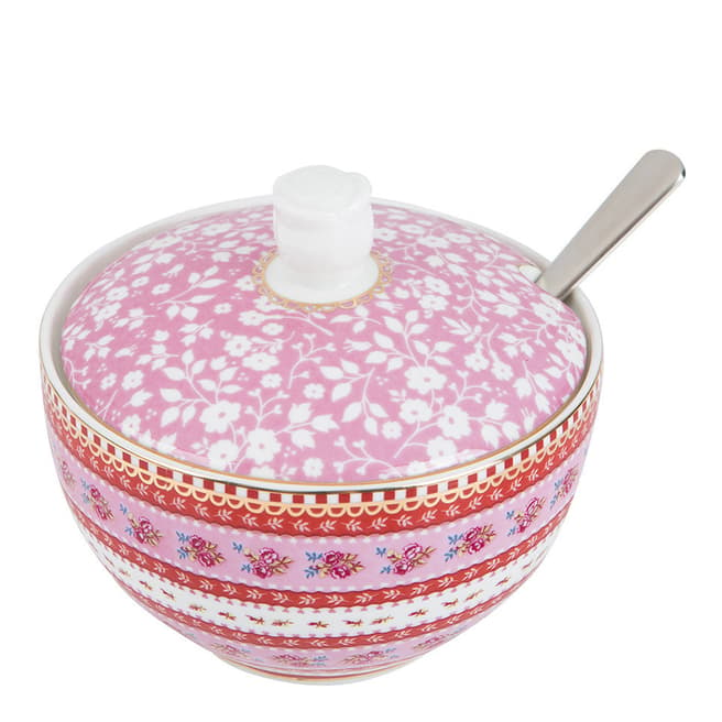 PiP Studio Pink Ribbon Rose Sugar Bowl