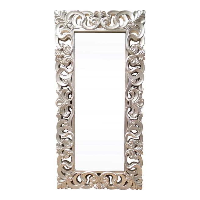 Premier Housewares Silver Rectangular Wall Mirror 101x199cm