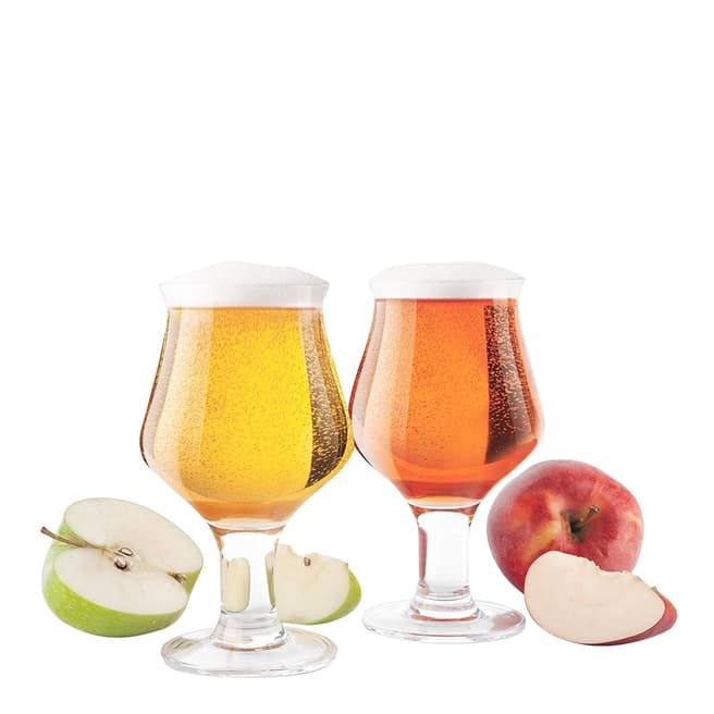 Summer Barware Set of 2 Premium Cider Glasses