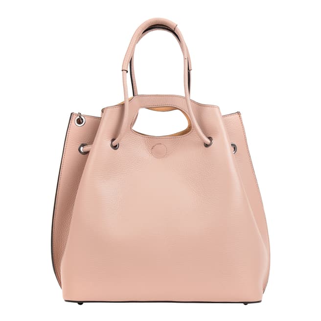 Mangotti Bags Light Pink Leather Shoulder Bag 