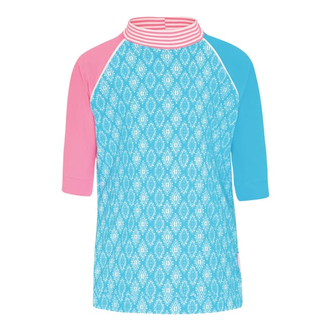 Platypus Australia Blue/Pink Short Sleeve Sunshirt