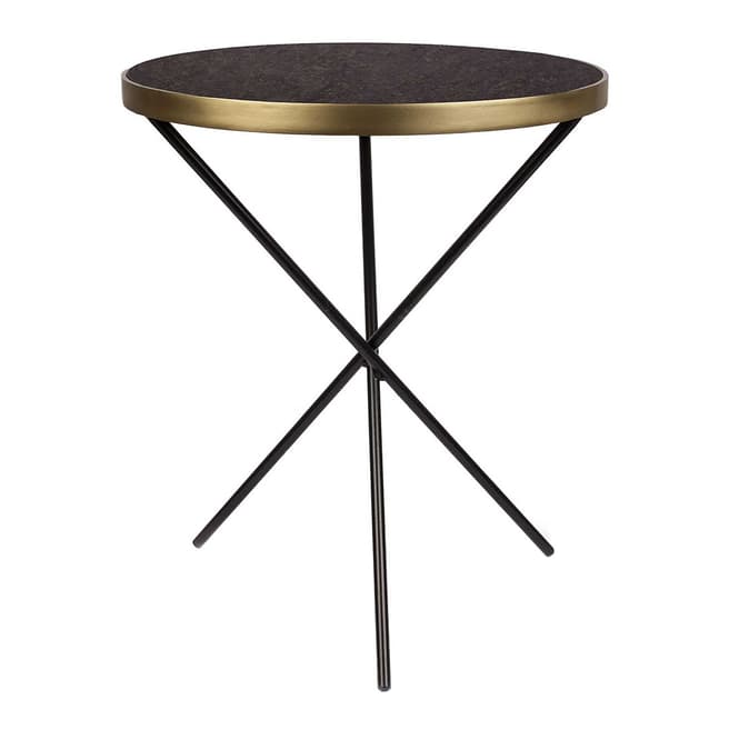 Happy Friday Black Bistro Side Table 53cm