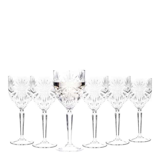 RCR Crystal Set of 6 Oasis Wine Glasses