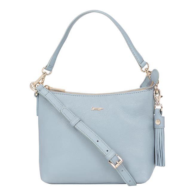 Paul Costelloe Blue Mestolo Leather Bag