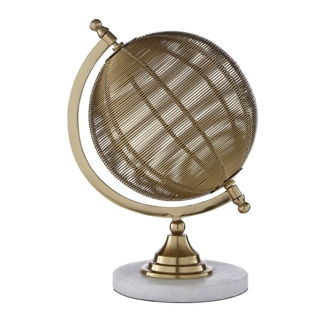 Fifty Five South Gold/Marble Wire Globe