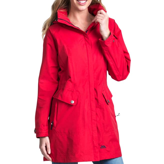 Trespass Women's Red Rainy Day Jacket