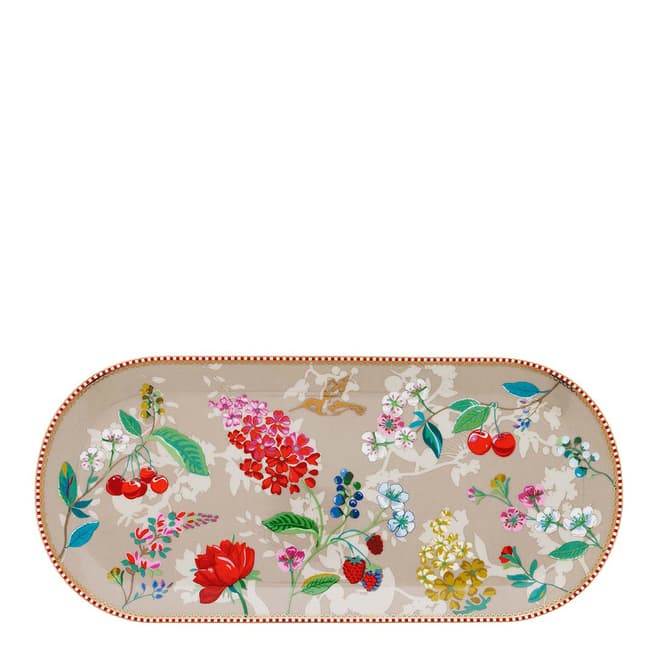 PiP Studio Hummingbirds Khaki Cake Tray