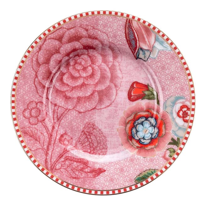 PiP Studio Set of 6 Spring to Life Pink Petit Four Plate, 12cm