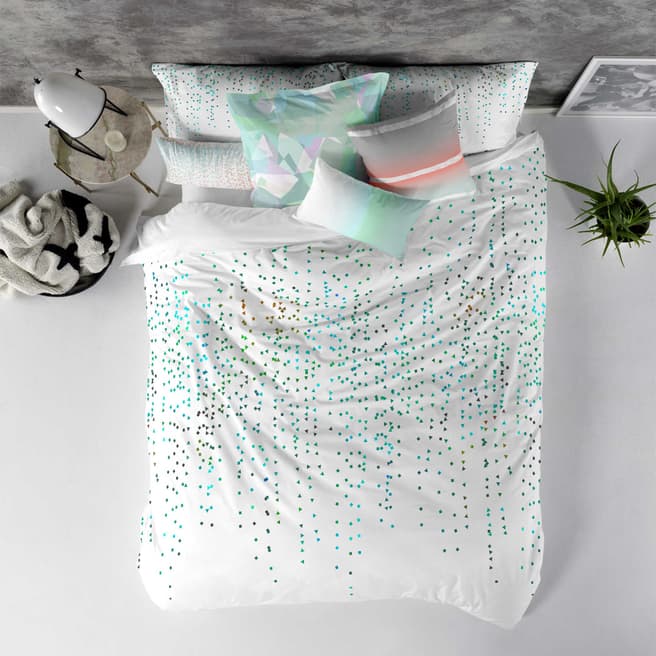 Blanc Rain Single Duvet Cover