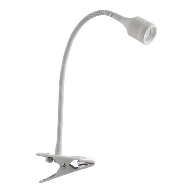 Habitat White LED Clamp Desk Lamp