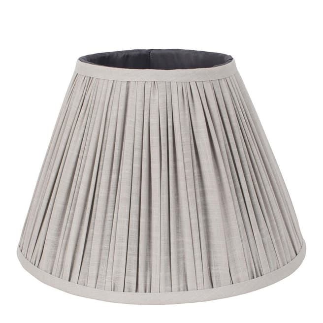 Pagazzi Lighting Dark Grey Mushroom Pleat Lamp Shade 30cm