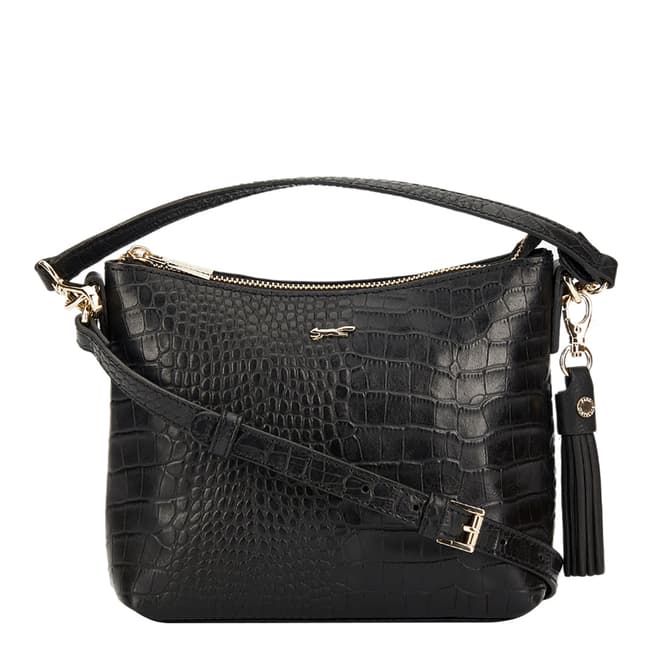 Paul Costelloe Black Mestolo Leather Bag