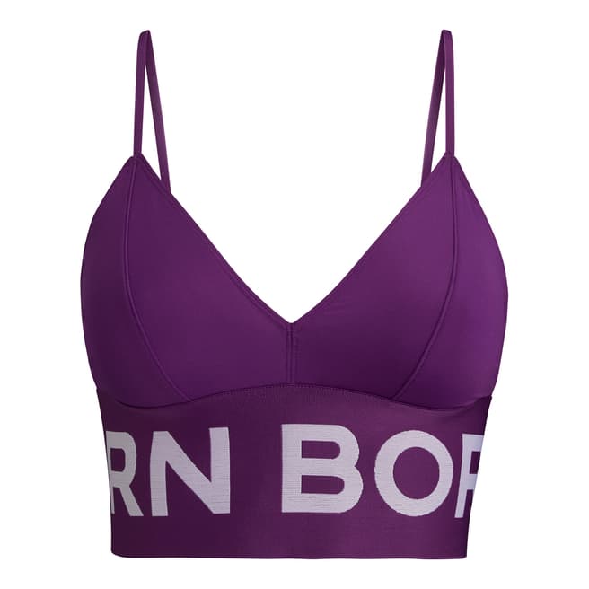 BJORN BORG Tillandsia Purple Seasonal Solids Triangle Bra 