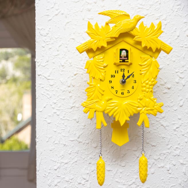 Walplus Yellow Cuckoo Clock