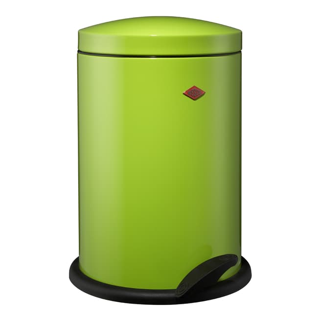 Wesco Lime Green Pedal Bin, 13L