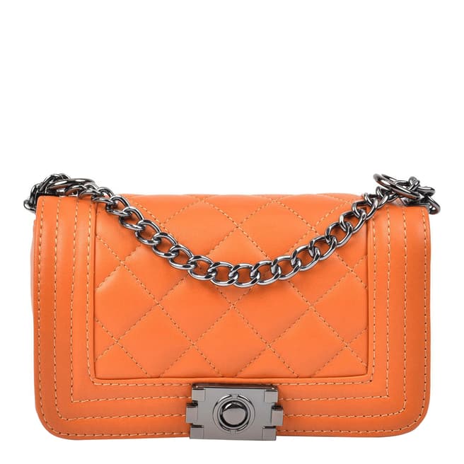 Isabella Rhea Orange Shoulder Bag