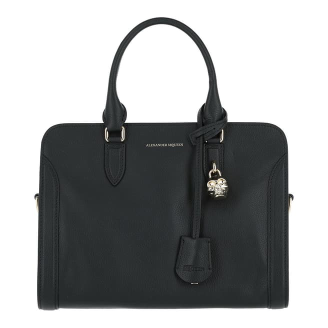 Alexander McQueen Black Small Padlock Handbag