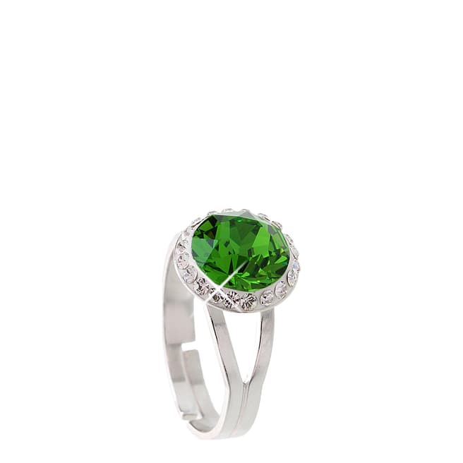 Kristall Boutique Green Crystal Ring