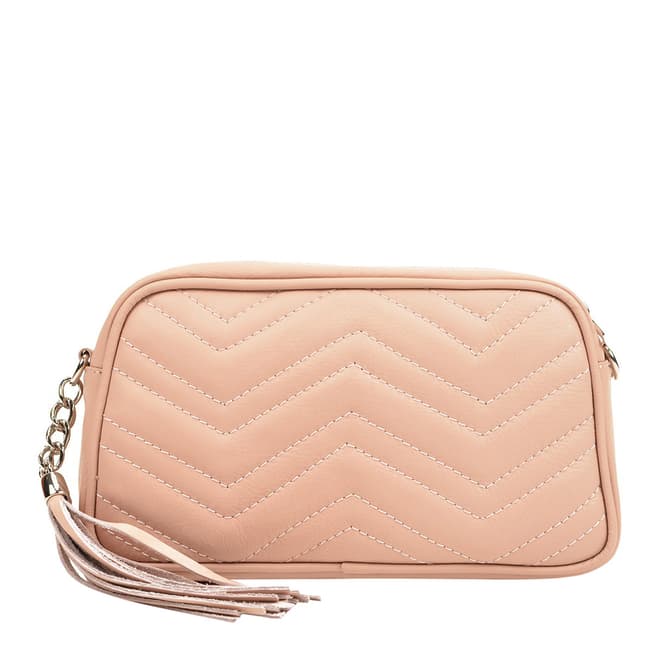 Carla Ferreri Pink Leather Shoulder Bag